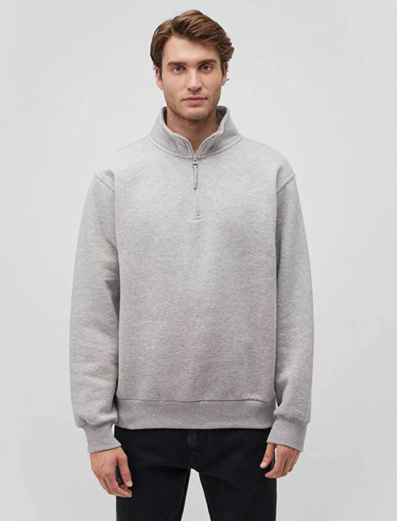 دورس نیم زیپ مردانه ماوی اورجینال MAVI Half-Zipper Basic Sweatshirt