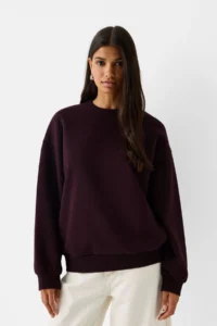 هودی بزرگ زنانه برشکا اورجینال Bershka Oversized sweatshirt