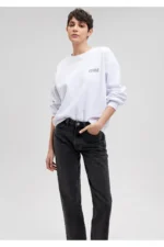 سویشرت زنانه ماوی اورجینال White Sweatshirt mavi