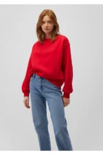 سویشرت قرمز زنانه ماوی اورجینال mavi RedSweatshirt