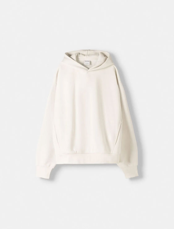 هودی مردانه برشکا اورجینال BERSHKA Hooded sweatshirt