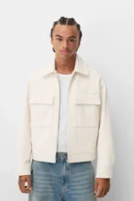 کت جیب دار مردانه برشکا اورجینال Bershka Jacket with pockets