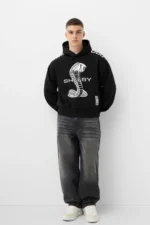 هودی کلاهدار مردانه برشکا اورجینال Bershka sweatshirt