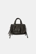 کیف زنانه برشکا اورجینال Bershka Distressed bowling bag