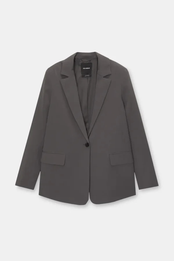 کت ساده زنانه  PULL&BEAR Basic blazer