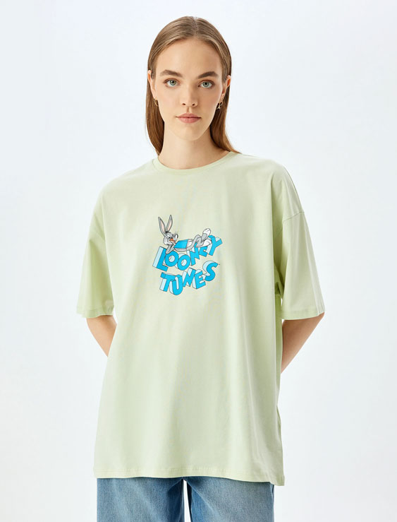 تیشرت پرینت دار باگز بانی کوتون KOTON Bugs Bunny Cotton T-Shirt