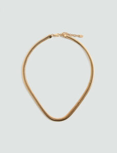 گردنبند دوتایی ماری زنانه منگو MANGO Double textured necklace