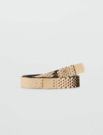 کمربند فلزی فلس دار زنانه منگو MANGO Thin metal belt