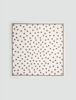 مینی اسکارف خال خالی منگو MANGO Satin scarf with polka dot pattern