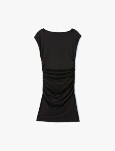 لباس مجلسی مینی زنانه KOTON Boat Neck Slim Fit Mini Dress